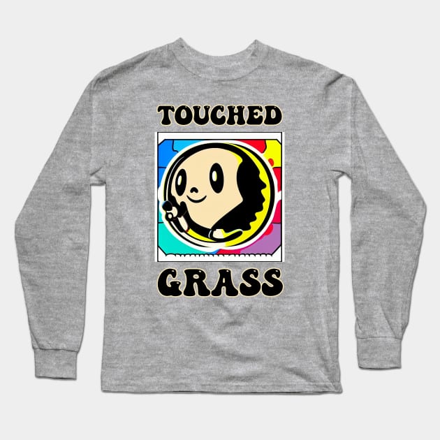 Touched Grass Long Sleeve T-Shirt by DreamsofDubai